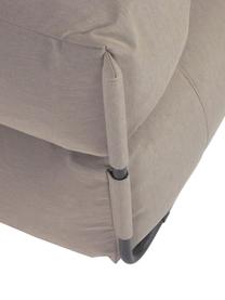 Tuin loungefauteuil Square, Bekleding: polyester, polypropyleen,, Frame: gelakt aluminium, Beige, B 101 x D 101 cm