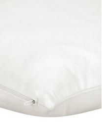 Housse de coussin rectangulaire coton blanc Mads, Blanc crème