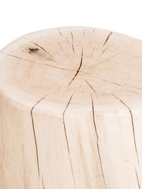 Tabouret en bois de chêne massif Block, Chêne