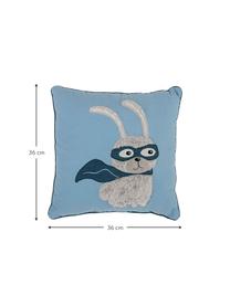 Coussin Hero, Bleu