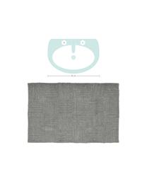 Tappeto bagno Sienna, Cotone, Grigio, Larg. 60 x Lung. 90 cm