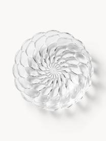 Hluboké talíře se strukturálním vzorem Jellies, 4 ks, Umělá hmota, Transparentní, Ø 22 cm