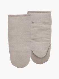 Guantes de horno Soft Kitchen, 2 uds., 100% algodón, Beige claro, An 19 x L 36 cm