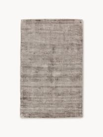 Tapis en viscose tissé main Jane, Taupe, larg. 200 x long. 300 cm (taille L)