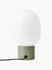 Lampe à poser avec port USB JWDA, intensité lumineuse variable, Blanc, vert sauge, noir, Ø 17 x haut. 29 cm