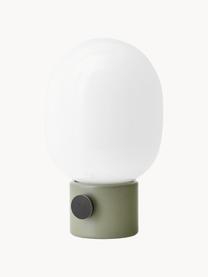 Lampe à poser avec port USB JWDA, intensité lumineuse variable, Blanc, vert sauge, noir, Ø 17 x haut. 29 cm