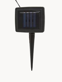 Guirnalda solar de luces LED Martin, 300 cm, Cable: plástico, Transparente, níquel, L 300 cm