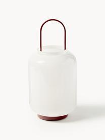 Lanterna grande in vetro soffiato Lumino, alt. 35 cm, Paralume: vetro sodico calcico, Struttura: metallo rivestito Scopri , Bianco, vino rosso, Ø 17 x Alt. 35 cm