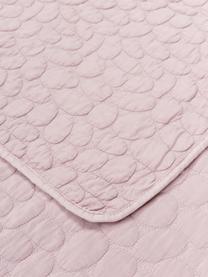 Gewatteerde bedsprei Mailey in roze, 100% polyester, Roze, B 150 x L 250 cm (voor bedden tot 100 x 200)