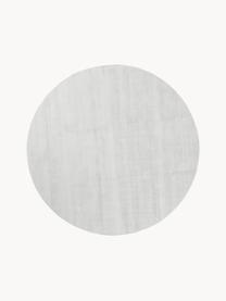 Runder Viskoseteppich Jane, handgewebt, Flor: 100 % Viskose, Hellgrau, Ø 250 cm (Grösse XL)