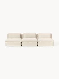 Modulares Sofa Felix (3-Sitzer), Bezug: 100 % Polyester Der strap, Gestell: Massives Kiefern- und Fic, Webstoff Hellbeige, B 300 x T 110 cm