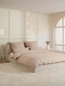 Bavlnená posteľná bielizeň s vypraným efektom Arlene, Béžová, 200 x 200 cm + 2 vankúše 80 x 80 cm