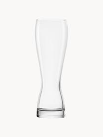 Kristallen bierglazen Grandezza, 6 stuks, Kristalglas, Transparant, Ø 8 x H 24 cm, 500 ml