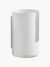 WC-papierhouder Rim van metaal voor wandbevestiging, Gecoat aluminium, Wit, Ø 13 x H 22 cm