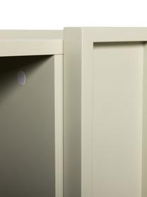 Highboard Pebble, Korpus: Mitteldichte Holzfaserpla, Füße: Metall, beschichtet, Hellgrau, B 80 x H 89 cm