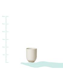 Mug design japonais Eli, 4 pièces, Beige, gris clair