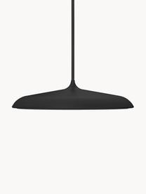 XS LED hanglamp Artist, Lampenkap: gelakt staal, Diffuser: kunststof, Lampenkap: zwart<br>Diffuser: wit<br>Plafondkap en snoer: zwart, Ø 25 x H 6 cm