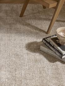 Ručne tkaný koberec s krátkym vlasom Mansa, 56 % vlna, RWS certifikát, 44 % viskóza, Béžová, krémovobiela, Š 80 x D 150 cm (veľkosť XS)