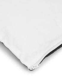 Housse de coussin 45x45 blanc noir Zahra, Blanc, noir