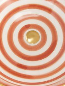 Ręcznie wykonana miseczka Couleur, Ceramika, Pomarańczowy, odcienie kremowego, złoty, Ø 15 x W 9 cm