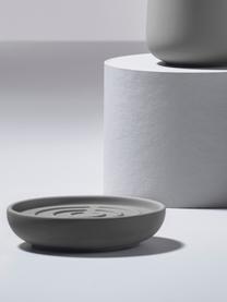 Porte-savon en porcelaine Nova One, Porcelaine, Gris, Ø 11 x haut. 3 cm