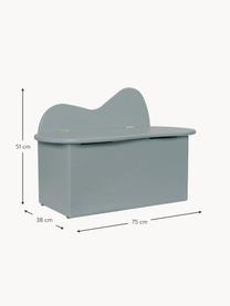 Banc en bois avec rangement pour enfant Slope, MDF laqué

Ce produit est fabriqué à partir de bois certifié FSC® issu d'une exploitation durable, Gris-bleu, larg. 75 x prof. 38 cm