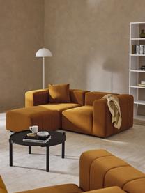 Samt-Sofa-Hocker Lena, Bezug: Samt (100 % Polyester) De, Gestell: Buchenholz, Spanplatte, H, Samt Ocker, B 78 x T 75 cm