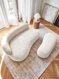 Canapé 2 places Alba, Tissu blanc crème, larg. 185 x prof. 114 cm, dossier à droite