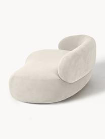 Sofa Alba (2-Sitzer), Bezug: 97% Polyester, 3% Nylon D, Gestell: Massives Fichtenholz, Bir, Füße: Kunststoff Dieses Produkt, Webstoff Cremeweiß, B 185 x T 114 cm, Rückenlehne rechts