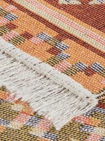 Kelim vloerkleed Kaveri in ethnostijl van katoen, 100% katoen, Beige, multicolour, B 160 x L 220 cm (maat M)