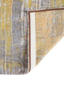 Designteppich Streaks, Flor: 85% Baumwolle, 15% hochgl, Gelb, Grau, B 80 x L 150 cm (Größe XS)
