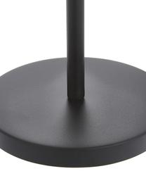 Specchio per trucco rotondo con ingrandimento e base in metallo Classic, Cornice: metallo rivestito, Superficie dello specchio: lastra di vetro, Nero, Ø 20 x Alt. 35 cm
