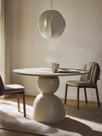 Okrúhly stôl Sahra, Ø 116 cm, MDF-doska strednej hustoty, sklolaminát, Svetlobéžová, Ø 116