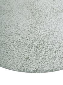 Tapis de bain Ingela, 100 % coton, Vert menthe, Ø 120 cm