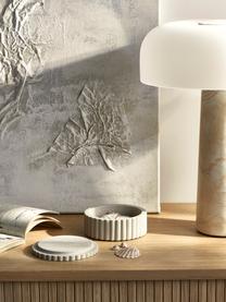 Aufbewahrungsdose Rita mit Deckel, Sandstein, Off White, Ø 12 x H 5 cm