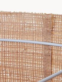 Lámpara de techo jacintos de agua Raffy, Pantalla: jacintos de agua, Anclaje: metal recubierto, Cable: cubierto en tela, Beige claro, Ø 45 cm
