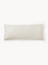 Funda de almohada de percal Elsie, Gris claro, An 45 x L 110 cm