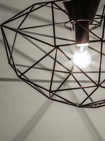 Lampa sufitowa Diamond, Mosiądz lakierowany, Czarny, Ø 50 x W 32 cm