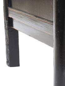 Armario Rustus, Estructura: madera de olmo, Negro, An 101 x Al 180 cm