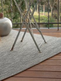 Interiérový a exterirérový koberec s grafickým vzorem Muster, 100 % polypropylen, Odstíny šedé, Š 160 cm, D 230 cm (velikost M)