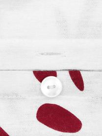 Flanell-Kissenbezüge Mistletoe, 2 Stück, Webart: Flanell Flanell ist ein k, Weiß, Rot, 40 x 80 cm
