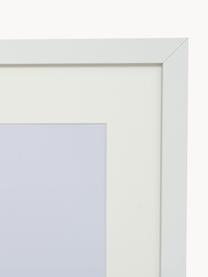 Ingelijste digitale print Contemporary, Lijst: beukenhout FSC-gecertific, Wit, blauw, bruin, B 33 x H 43 cm