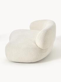 Sofa Alba (2-Sitzer) aus Teddy-Bouclé, Bezug: 100 % Polyester Der strap, Gestell: Massives Fichtenholz, Kie, Teddy-Bouclé Off White, B 185 x T 114 cm, Rückenlehne links