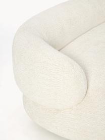 Sofa Alba (2-Sitzer) aus Teddy-Bouclé, Bezug: 100 % Polyester Der strap, Gestell: Massives Fichtenholz, Kie, Teddy-Bouclé Off White, B 185 x T 114 cm, Rückenlehne links