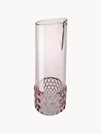 Carafe à eau avec motif structuré Jellies, 1,3 L, Plastique, Rose pâle, 1,3 L