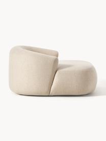 Fauteuil lounge XL Sofia, Tissu beige clair, larg. 140 x prof. 140 cm