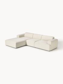 Sofá rinconera Melva (4 plazas), Tapizado: 100% poliéster Alta resis, Estructura: madera de pino y abeto ma, Patas: plástico. Este producto e, Tejido Off White, An 319 x F 195 cm, chaise longue izquierda