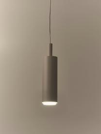 Závěsné kovové LED svítidlo Jari, Béžová, Ø 10 cm, V 40 cm
