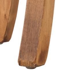 Zamatová taburetka s operadlom Alison, Staroružová, brezové drevo, Š 48 x V 65 cm