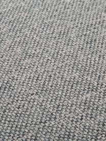 Sofa-Hocker Cucita mit Stauraum, Bezug: Webstoff (Polyester) Der , Gestell: Massives Kiefernholz, FSC, Füße: Metall, lackiert, Webstoff Grau, B 75 x T 65 cm